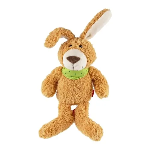 SIGIKID 43251 Hase Huberto Hummeltal S, Plüsch, Kuscheltier, Stofftier, kuschelweich, Podcast-Held, ab 3 Monaten