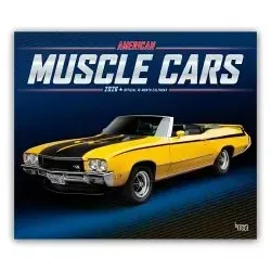 American Muscle Cars - Amerikanische Muskel-Autos 2026 - 16-Monatskalender im Deluxe-Format