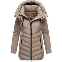 Marikoo Damen Winterjacke Tivaa XVI mit Softshell & abnehmbarer Kapuze