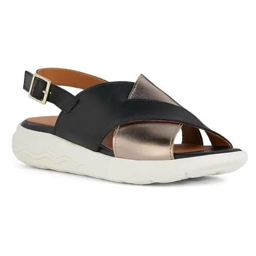 Geox Woman D SPHERICA EC5 SANDALS Black 37_EU