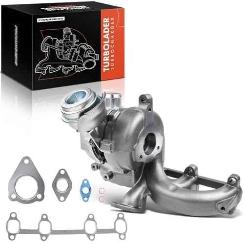 Frankberg Turbolader für Golf IV, A3, Octavia und mehr - Turbolader für 1.9L Diesel-Motoren, kompatibel mit Golf IV, A3 und Octavia. Hochwertige Dichtungen inklusive für einen optimalen Betrieb.