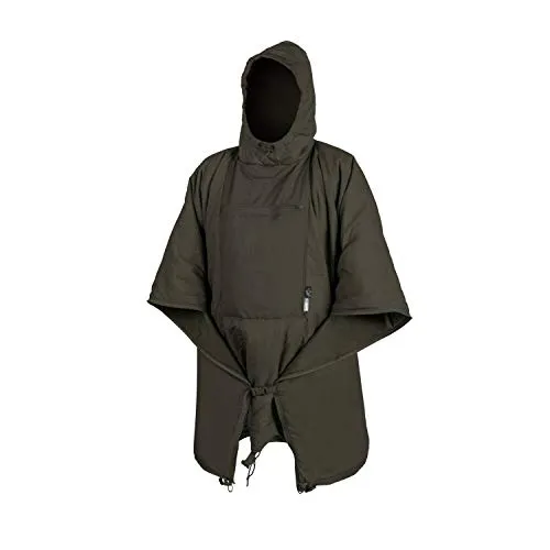 Helikon-Tex Swagman Roll Poncho Taiga Green - Funktionsjacke, vielseitig einsetzbar als Notfalljacke, Schlafsack oder Decke – leicht und transportabel, ideal für Outdoor-Abenteuer!