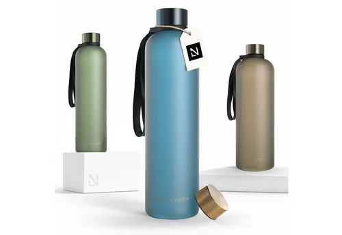 LARS NYSØM Trinkflasche Blæst - Trinkflaschen - Auslaufsichere und ultraleichte Tritan Sport Flasche, ideal für einen aktiven Lebensstil und sorgt für Erfrischung unterwegs.