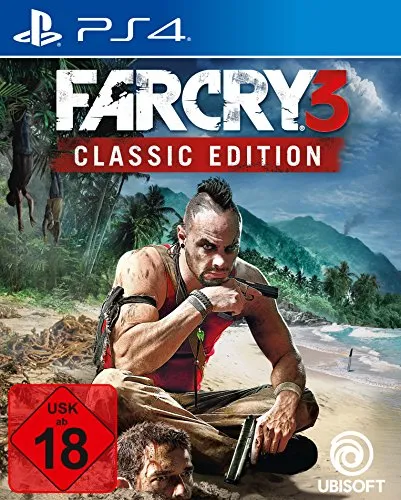 Far Cry 3 - Classic Edition für PlayStation 4 - Action-Adventure-Spiel, aktualisierte Grafik und Gameplay für moderne Konsolen, erlebe die spannende Story mit dem unvergesslichen Bösewicht Vaas Montenegro.