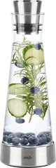 Emsa Kühlschrankkaraffe Flow Slim, 1L in silber von EMSA