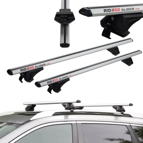 Produktbild RIDIGO Dachträger für VW Tiguan 1 I 5N 2007-2016 offene Dachreling Silber