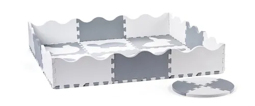 Plastica Schaumstoffpuzzle - Laufstall mit 34 Tiermotiven - 34-teiliges Schaumstoffpuzzle für Kinder ab 3 Jahren. Ideal als Laufstall, fördert spielerisch die Motorik und Kreativität. Die bunten Tiermotive sorgen für Spaß beim Spielen.