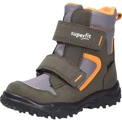 Superfit Winterstiefel 22 EU - Robuste Qualität in Grün/Orange - Wanderschuhe für Kinder, wasserabweisend und wärmend dank Warmfutter - ideal für kalte Tage und Abenteuer im Freien.