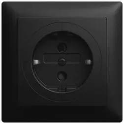 Busch-Jaeger 20 EUAB-915 Busch-Objektsteckdose® Safety+ in schwarz von Busch-Jaeger