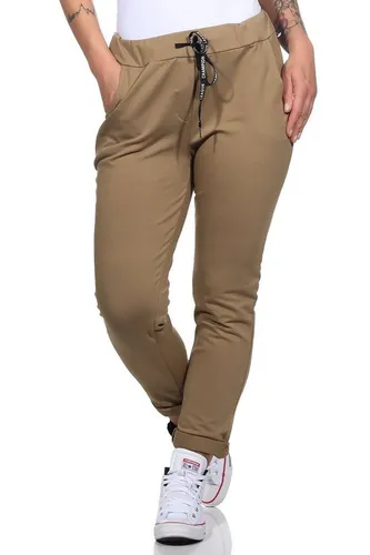 CLEO STYLE Jogginghose Jogginghose 20 Braun