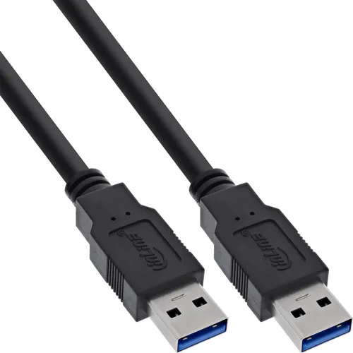 INLINE USB 3.0 Kabel A an A schwarz 0.5m