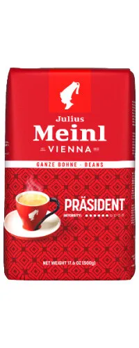 Julius Meinl Kaffee Präsident ganze Bohne 500 g