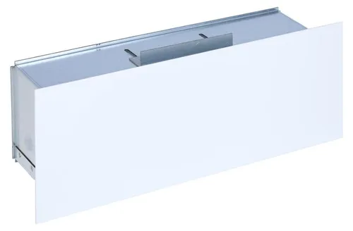 Revisionsabdeckung weiß 150 x 400 mm - Saubere und dezente Revisionsabdeckung für Wartungsöffnungen. Einfache Montage und leichte Reinigung dank pulverbeschichteter Stahloberfläche. Ideal für den Zugang zu Heizungsanlagen.