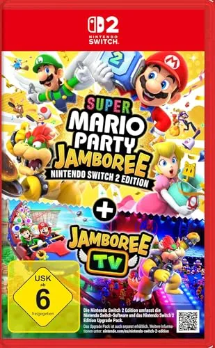 Super Mario Party Jamboree - Spaß für die ganze Familie - Konsolen-Spiel für bis zu 4 Spieler, fördert Teamarbeit und interaktiven Spaß mit abwechslungsreichen Minispielen.