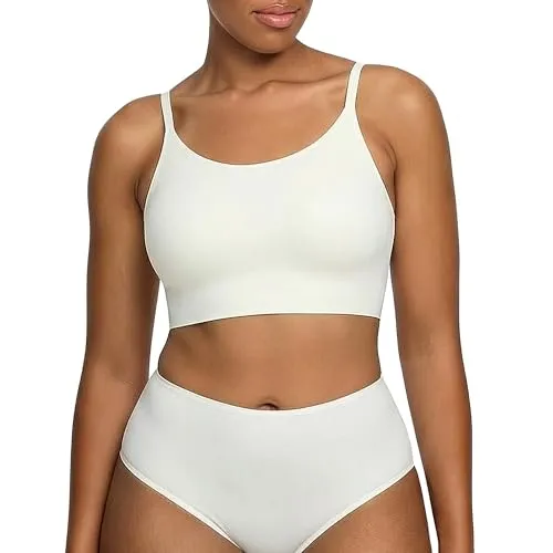 Scoop Neck BH Damen – Bügelfreier Alltags-BH mit Leichter Polsterung – Nahtlos & Atmungsaktiv