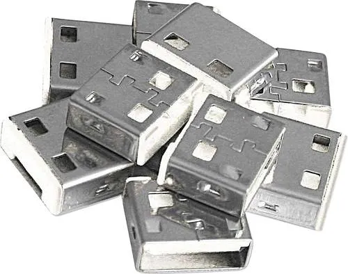 LINDY USB-A Port Schloss USB Port Lock 10er Set Weiß ohne Schlüssel 40464