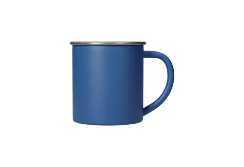 elasto Becher ADVENTURA Outdoor Trinkbecher aus Edelstahl 340ml BPA-frei, Kaffeebecher, Teetasse, camping Zubehör, Becher mit Henkel, robust