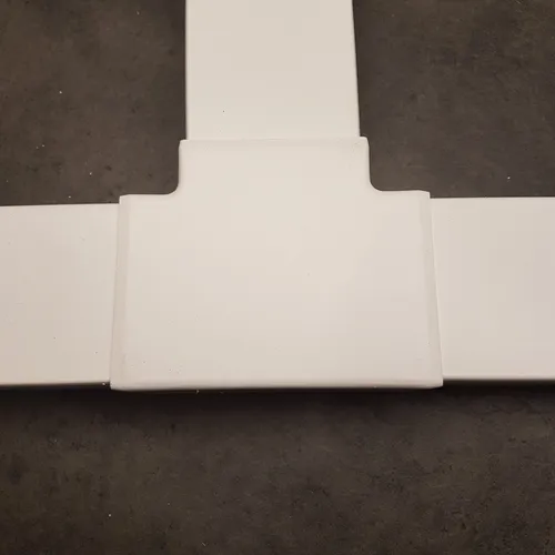 T-Stück Abzweiger für Kabelkanal 60x40 mm PVC weiss Kopos Kabelkanäle