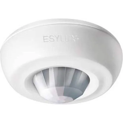 ESYLUX EB10430879 Decken-Präsenzmelder PD 360i/24 BASIC - Präsenzmelder für Deckenmontage mit 360° Erfassungsbereich und bis zu 24 m Reichweite, ideal für effiziente Energieeinsparung und Komfort in Büros oder Wohnräumen.