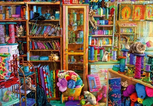 Bluebird Puzzle Puzzle Kitty Heaven, Puzzleteile