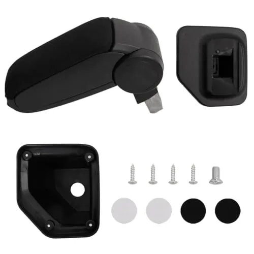 vidaXL Auto Armlehne mit Stauraum - Armlehnen für Autos, höhenverstellbar und aus strapazierfähigem ABS, bietet zusätzlichen Stauraum für persönliche Gegenstände und erhöht den Komfort bei langen Fahrten.