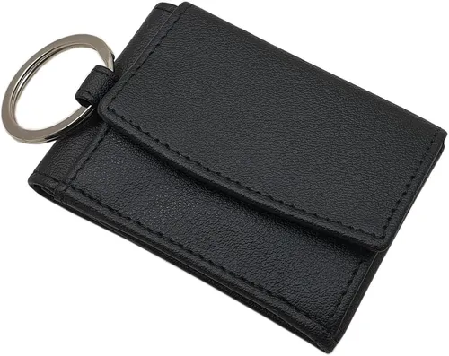 Kleine Kunstleder Geldbörse Geldbeutel Münzbörse Portemonnaie Geldtasche Schwarz