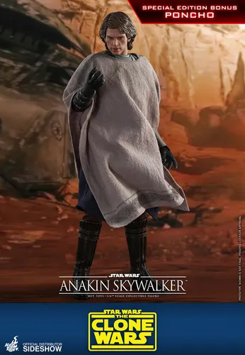 STAR WARS The Clone Wars Anakin Skywalker 1/6 Hot Toys Sideshow EXKLUSIV TMS019