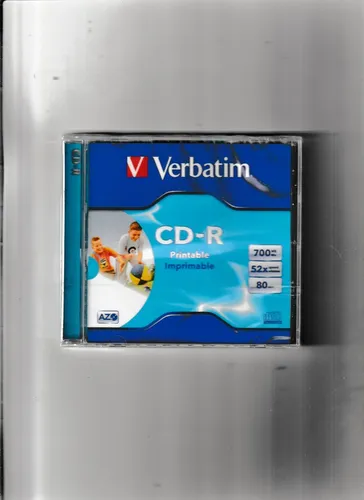 Verbatim CD-R 80 Minuten/700 MB/52x 80min–beschreibbar Printable NEU OVP 1