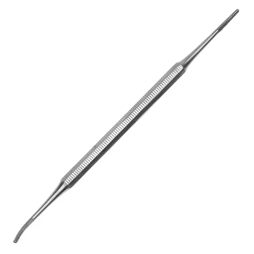 Doppelte Eckenfeile - feine Ausführung - gerade/gebogen - rostfreier Edelstahl