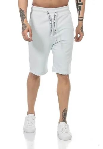 Herren Shorts Kurze Hose Sweatpants Jogger Jogginghose Sporthose Mint L