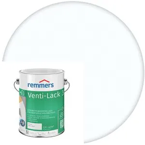 Remmers Venti-Lack 3in1 Weiß (RAL 9016) - 2,5 Liter - Lacke für vielseitige Anwendungen, ideal für Holz, Metall und mehr. Schützt und verschönert Oberflächen mit einer langlebigen, weißen Beschichtung.