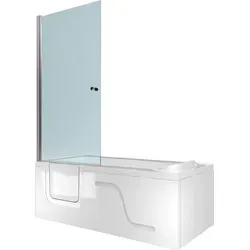 Seniorendusche und Sitzwanne Kombination S17D-R 75x150cm