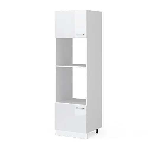 Vicco Schranksystem R-Line, Weiß Hochglanz, 60 cm