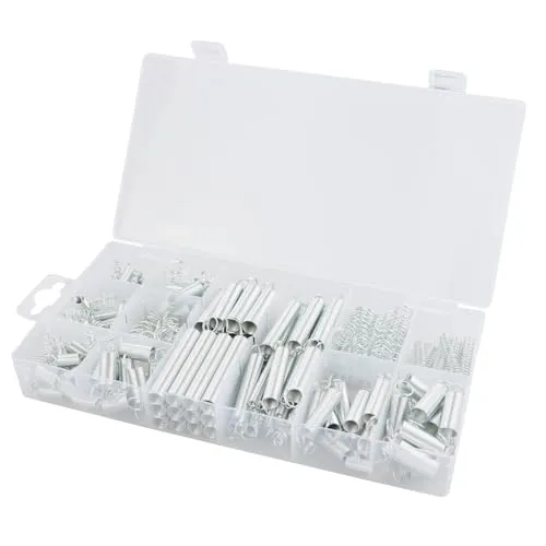 teiliges Feder Sortiment Set Kit,Verschiedene Zugfedern, Schwingfedern, Edelstahl Druckfedern und Stahlfedern in praktischer Aufbewahrungsbox. 200