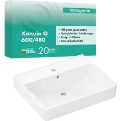 hansgrohe Xanuia Q Waschtisch 600/480 von Hansgrohe