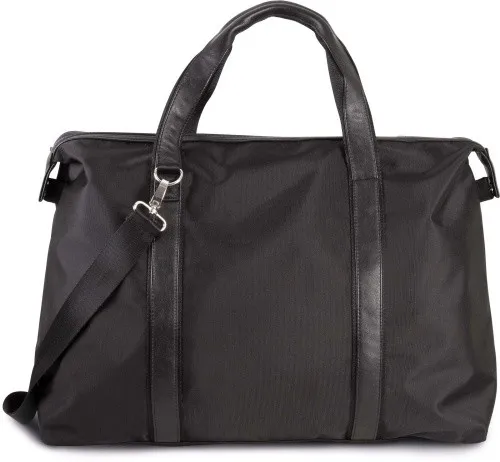 Kimood Beuteltasche zum Reisen - Schwarz - Robuste Reisetasche aus 100% Polyester, ideal für alle Abenteuer. Geräumig und stylisch, perfekt für Unisex Erwachsene. Viel Platz für Ihre Reiseutensilien!