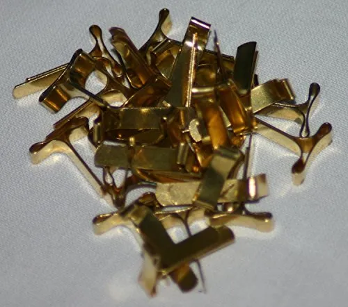 Stück Flachkopfklammern 19 mm Musterbeutelklammern Versandklammern Verschlussklammern Warensendung Büchersendung 100