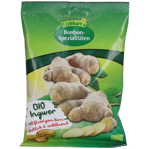 Liebhart Gesundkost Bio-Bonbons Ingwer 