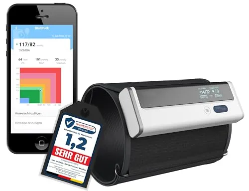 TIGA-MED Armfit Plus Oberarm-Blutdruckmessgerät mit Bluetooth