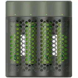 GP ReCyko M451/100 4-Port USB Ladegerät inkl.4xAAA NiMh 950mAh