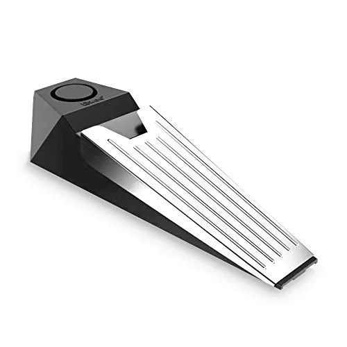 tiiwee Alarm Türstopper - Einbruchschutz mit 110dB - Türstopper für Türspalte von 8–35 mm, mit extrem lautem 110dB Alarm zum Schutz vor Einbrechern. Rutschfester Halt und sofort einsatzbereit mit Batterie – ideal für Zuhause und unterwegs.