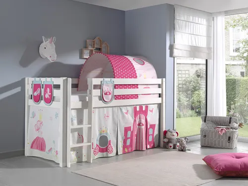 Spielbett Pino mit Textilset 