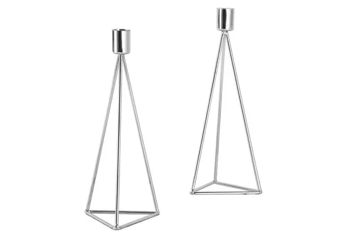 ECHTWERK Kerzenhalter Diamant hoch, Perfekte Tischdekoration, Kerzenhalter im Vintage-Design