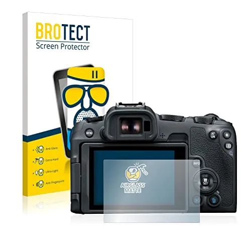 Produktbild BROTECT Entspiegelungs Schutzglas für Canon EOS R8 Schutzfolie Panzer Folie Glas Matt [Extrem Kratzfest 9H, Anti-Reflex, Anti-Fingerprint]