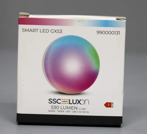 SSC-LUXon Smart Home WiFi LED Lampe GX53 3000-7000K 530lm 230V AC NEU