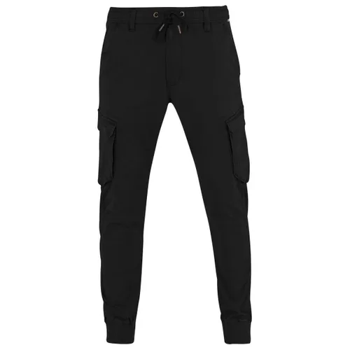 Reell Reflex Rib Cargo Hose schwarz XS 32 - Wanderhose mit Relaxed Easy Fit, sportlichen Features und Chino-Stil - ideal für Abenteuer und Freizeit. 4 Taschen und bequemer Tunnelzug im Hüftbund.
