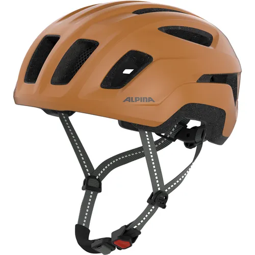 Alpina Paranus Urban Fahrradhelm (Größe 52-56CM, orange)