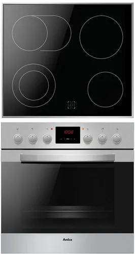 Amica Elektro-Herd-Set EHC 12916 E, mit RapidWarmUp-Funktion
