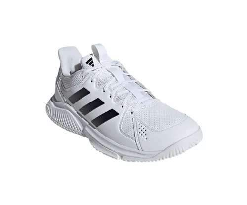 adidas Hallen-Indoorschuhe Court Flight weiss/schwarz Herren, Größe Euro (US): 42 2/3 (9)