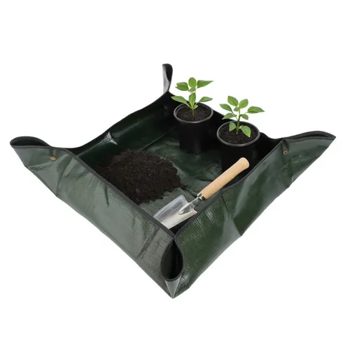 Pflanzmatte Umtopfmatte 100x100cm Gartenmatte zum Umtopfen Blumen Setzlinge